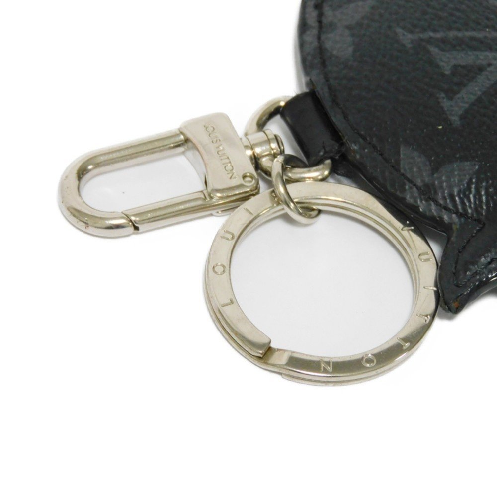 LOUIS VUITTON Keychain Portocle Animal Pig LV Logo Flower Keyring Bag Charm M... - Picture 15 of 16
